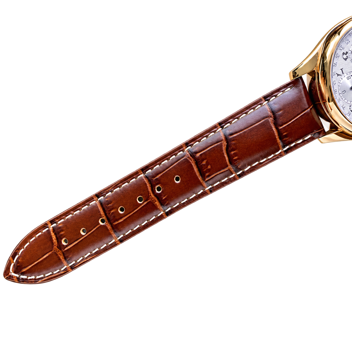 Longines Master Collection Moonphase Chronograph Yellow Gold Watch