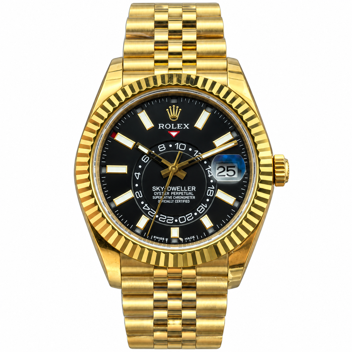 Rolex Sky-Dweller 42mm Blue Dial Automatic Watch – Oystersteel, Annual Calendar, Dual Time Zone