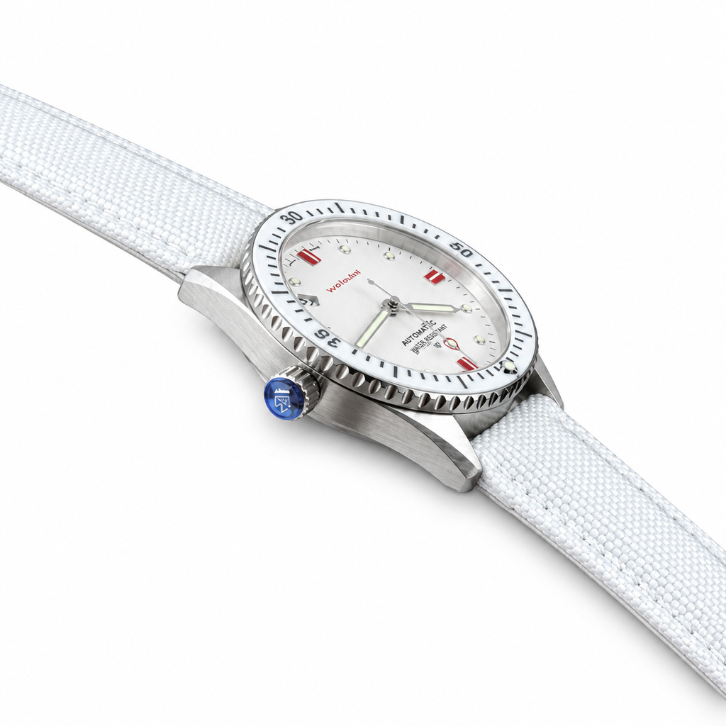Blancpain Fifty Fathoms Bathyscaphe Heart White Dial Watch
