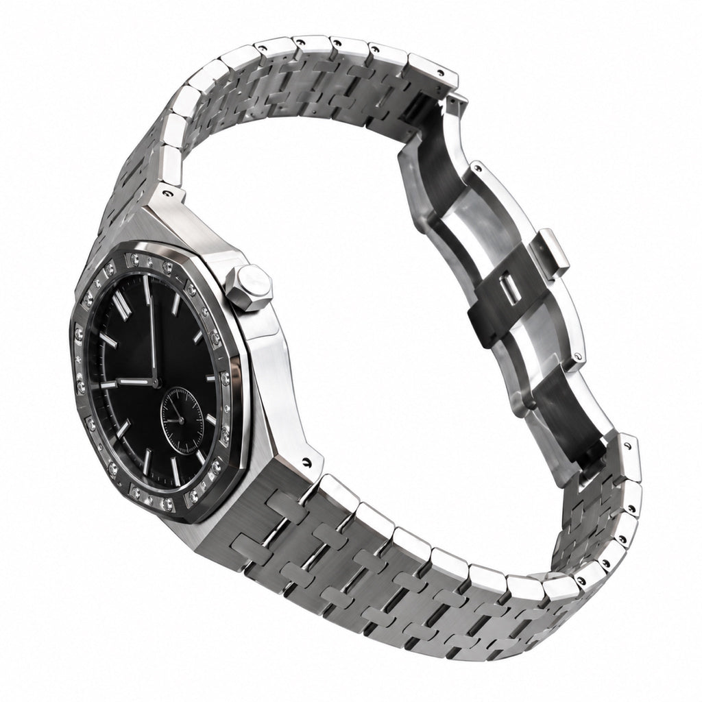 Audemars Piguet Royal Oak Small Seconds – Diamond Bezel Brown Dial